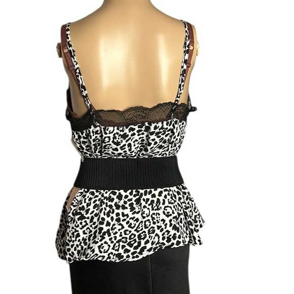 BLASHE NWT cami,lace,animal print,satin feel,romantic,mob wife,whimsigoth,fairy - Picture 10 of 16